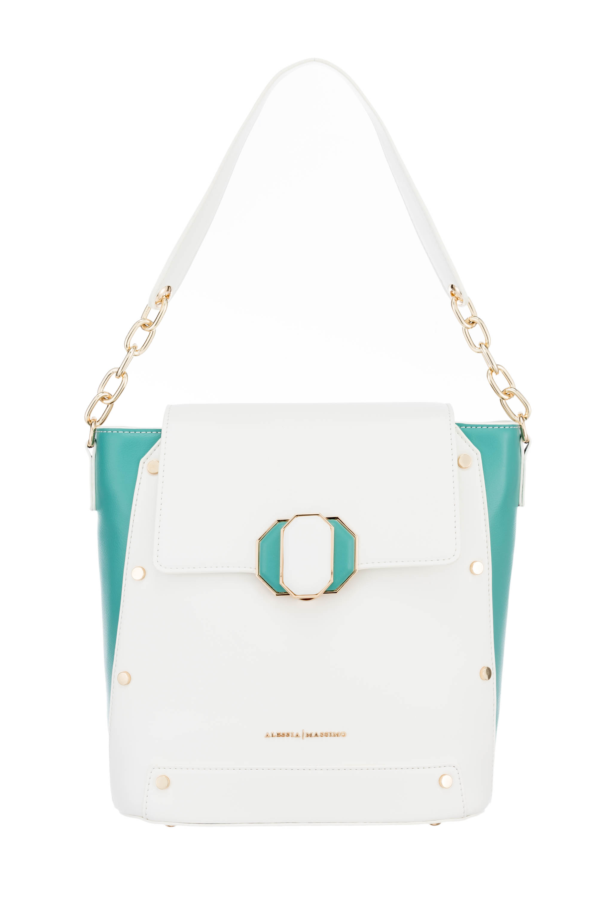 BAG WHITE/TURCHESE - STYLE1693
