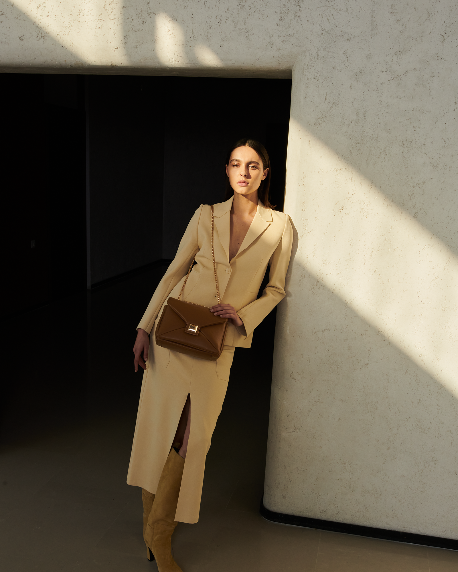 SHOULDER BAG TAUPE - STYLE5181