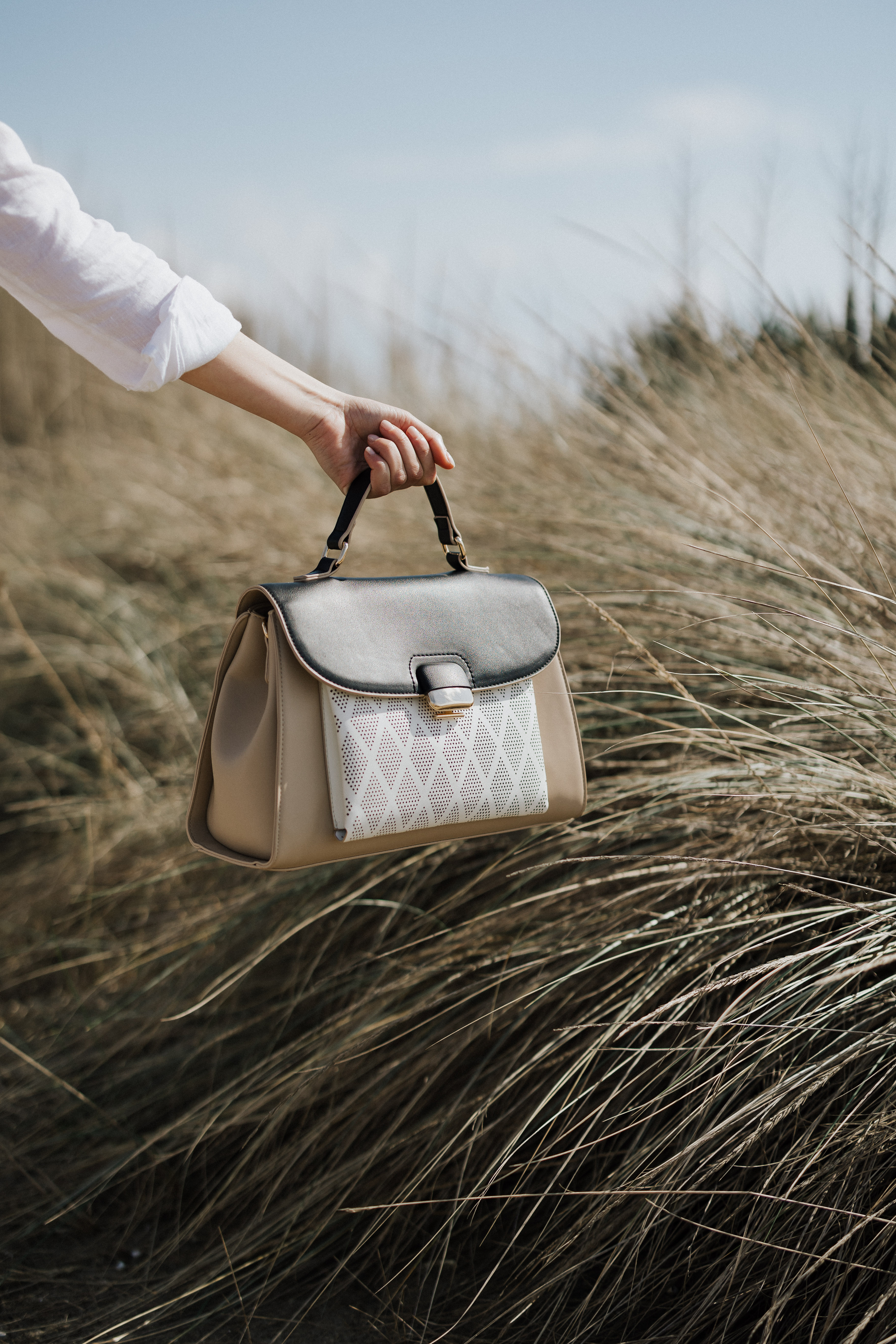 BAG BLACK/BEIGE - STYLE1706 BAG BLACK/BEIGE - STYLE1706