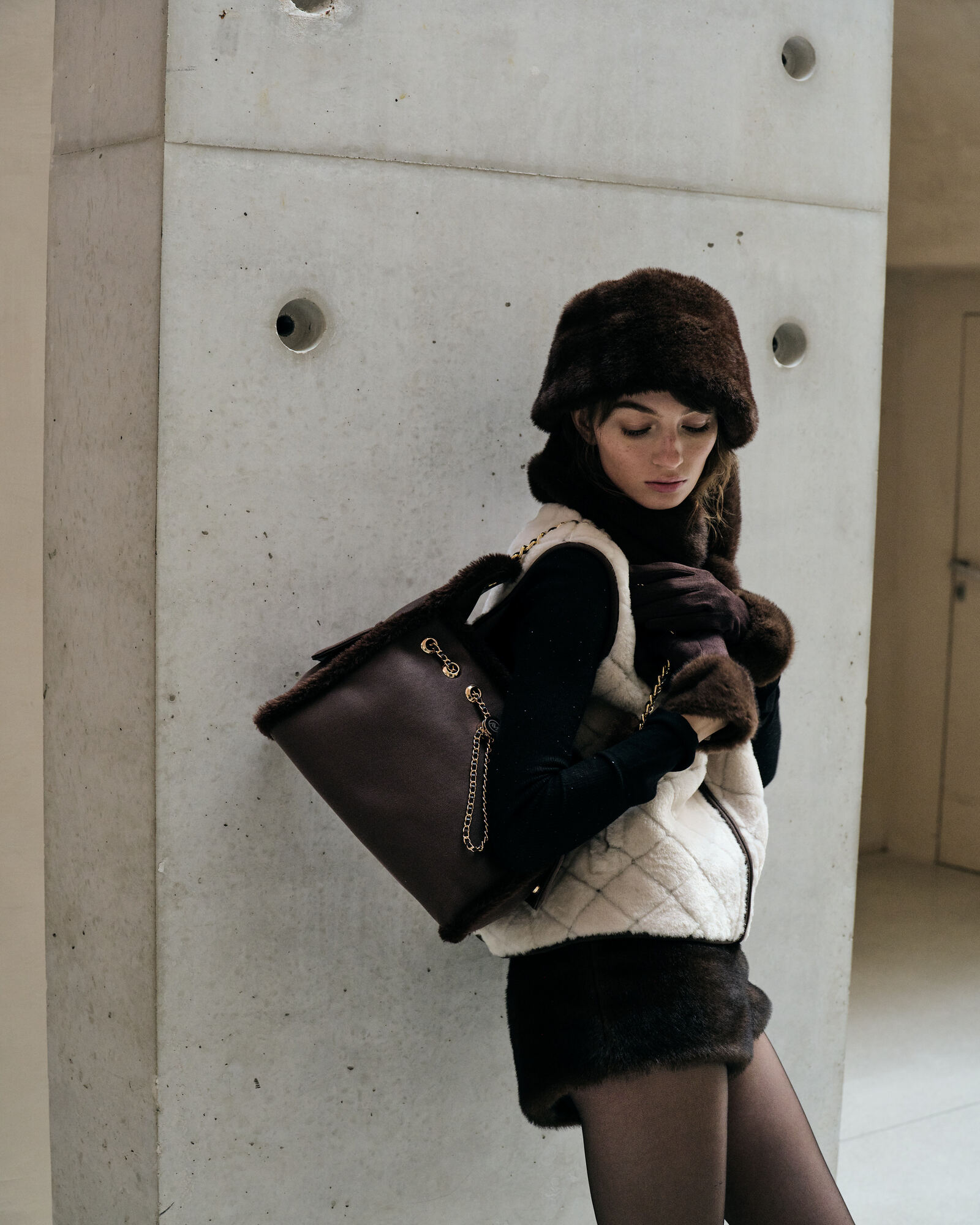 SHOULDER BAG COFFE - STYLE5230