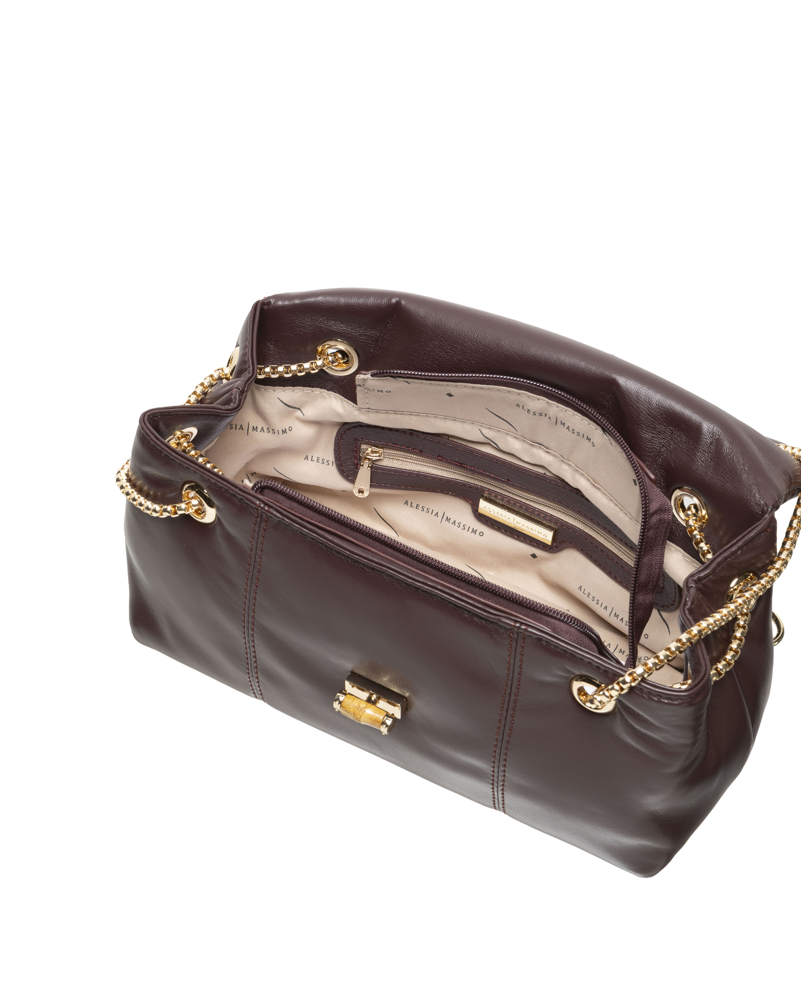 SHOULDER BAG BURGUNDY - STYLE5215