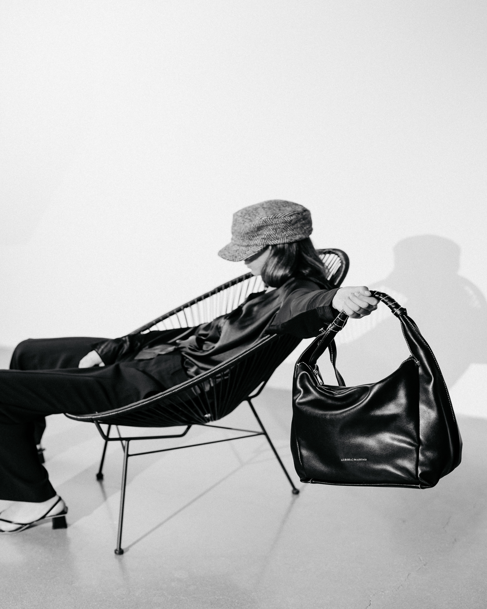 HAND BAG BLACK - STYLE1718