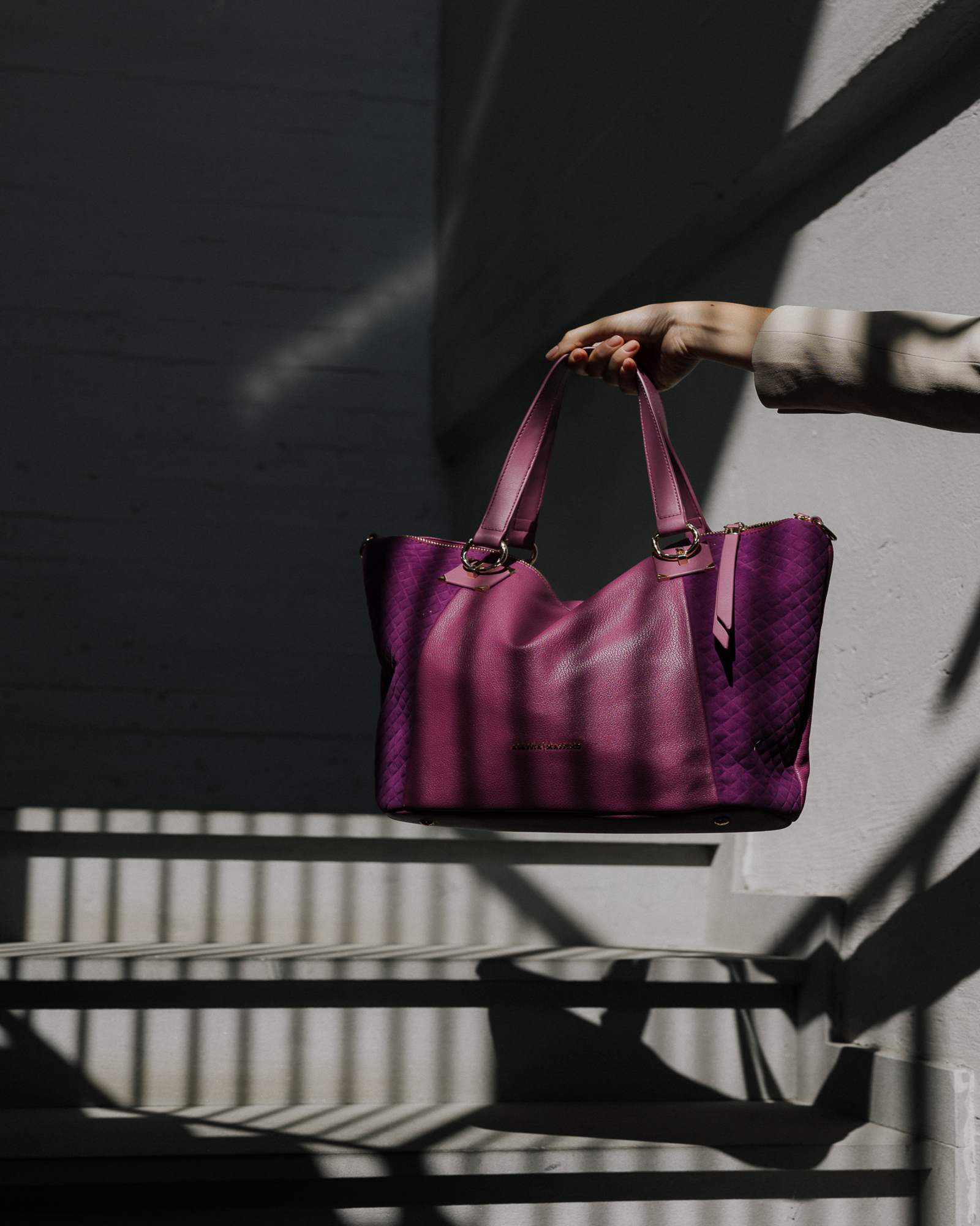 HAND BAG PURPLE - STYLE1714
