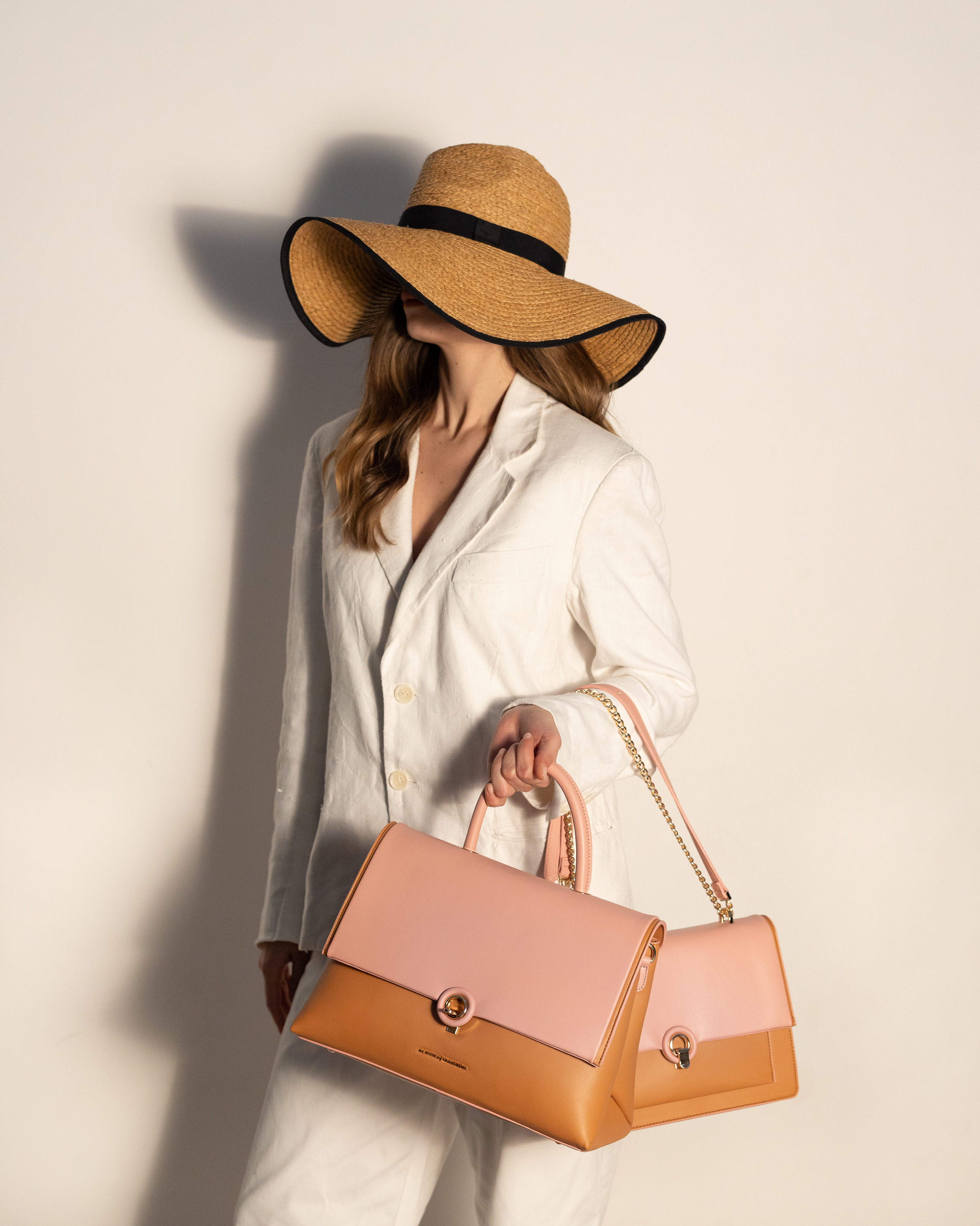 BAG PINK/BROWN - STYLE1685 BAG PINK/BROWN - STYLE1685