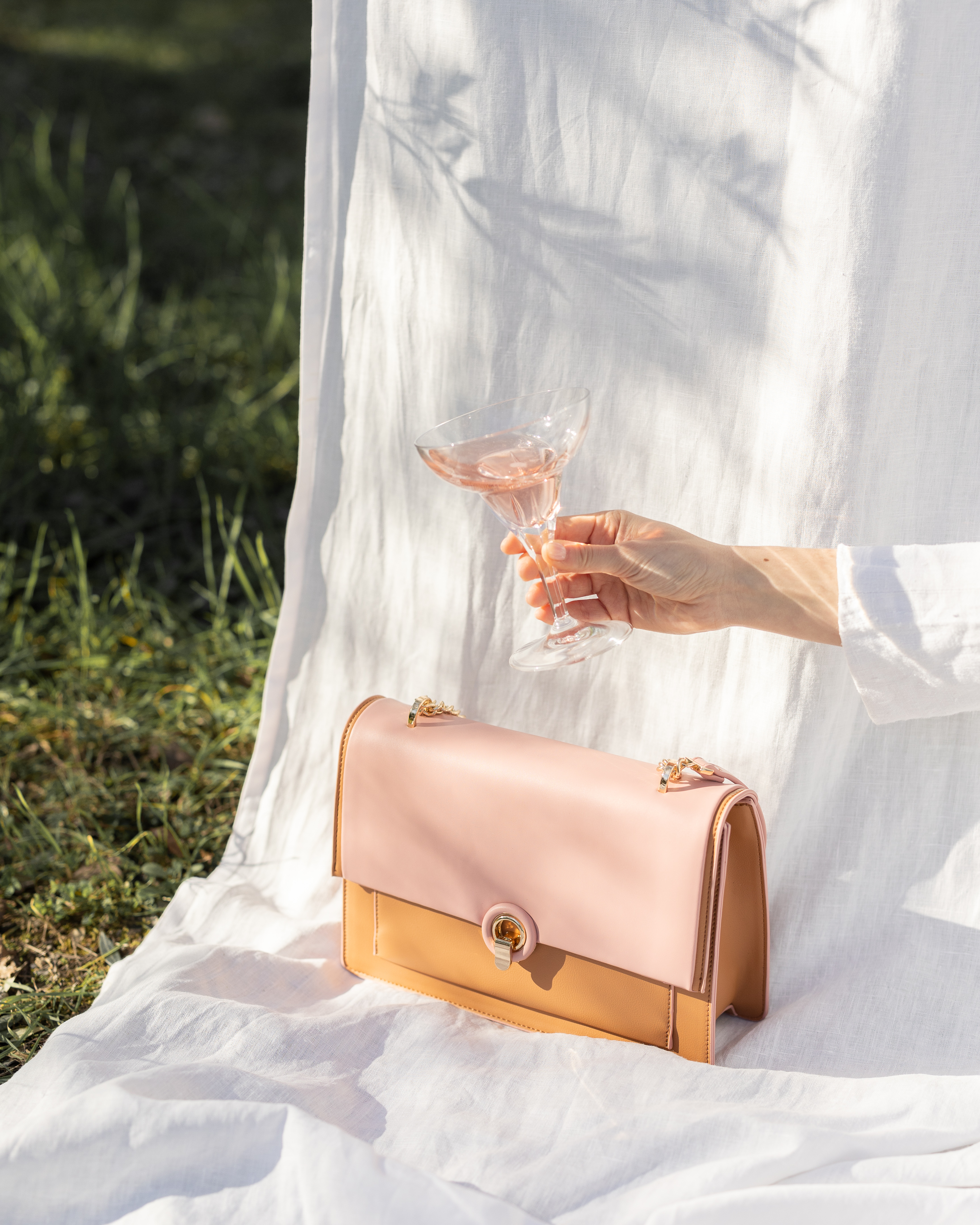 BAG PINK/BROWN - STYLE1685 BAG PINK/BROWN - STYLE1685