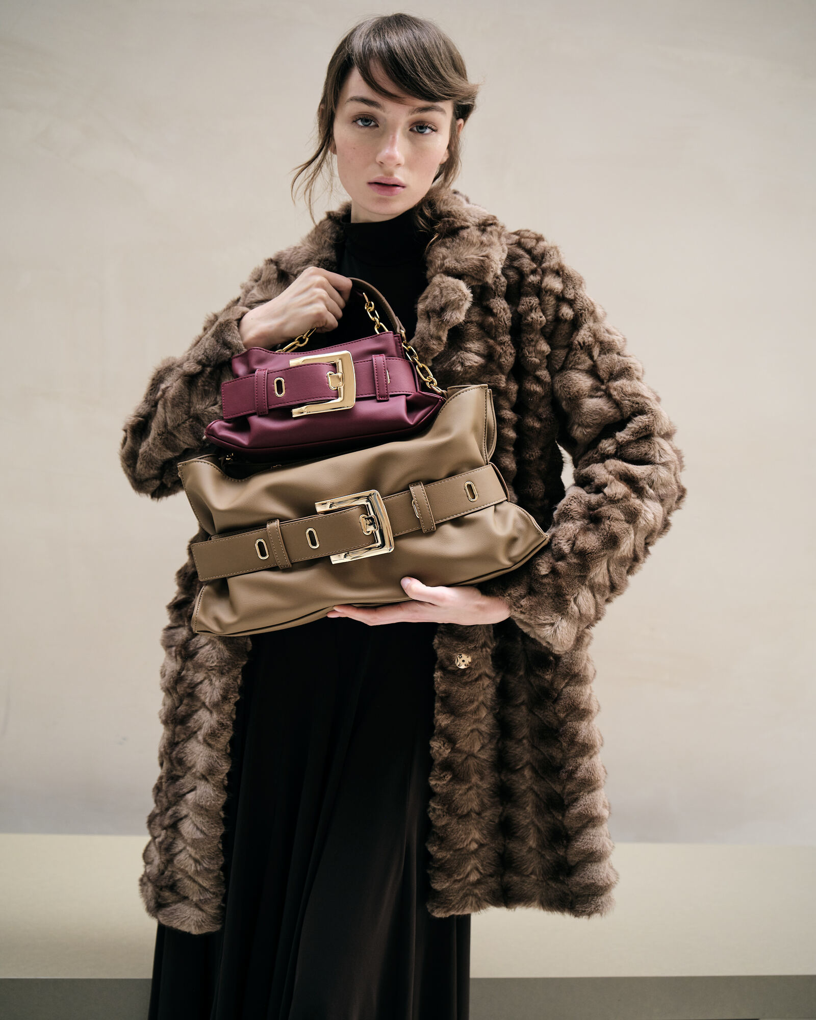 HANDBAG BURGUNDY - STYLE3600