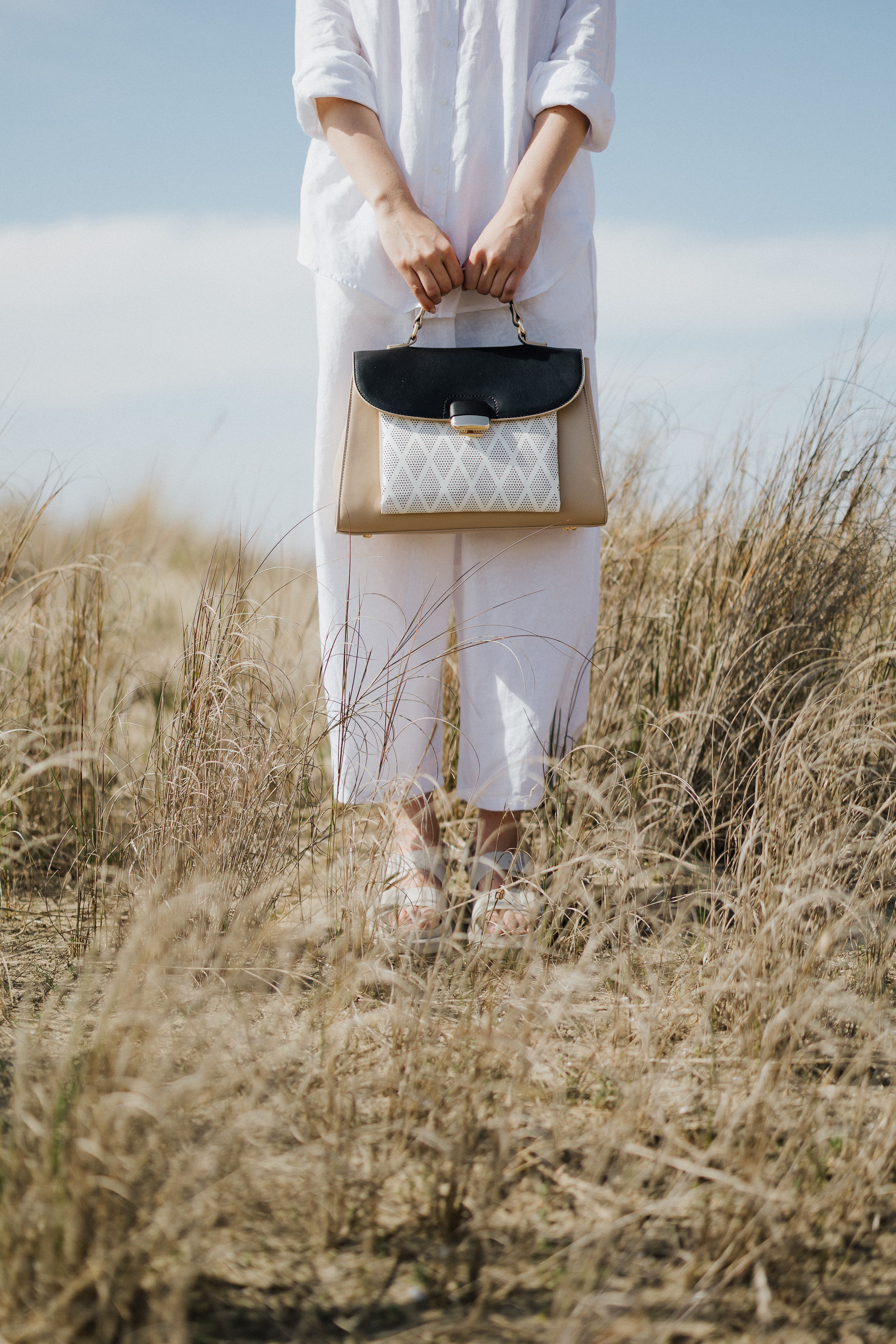 BAG BLACK/BEIGE - STYLE1706 BAG BLACK/BEIGE - STYLE1706
