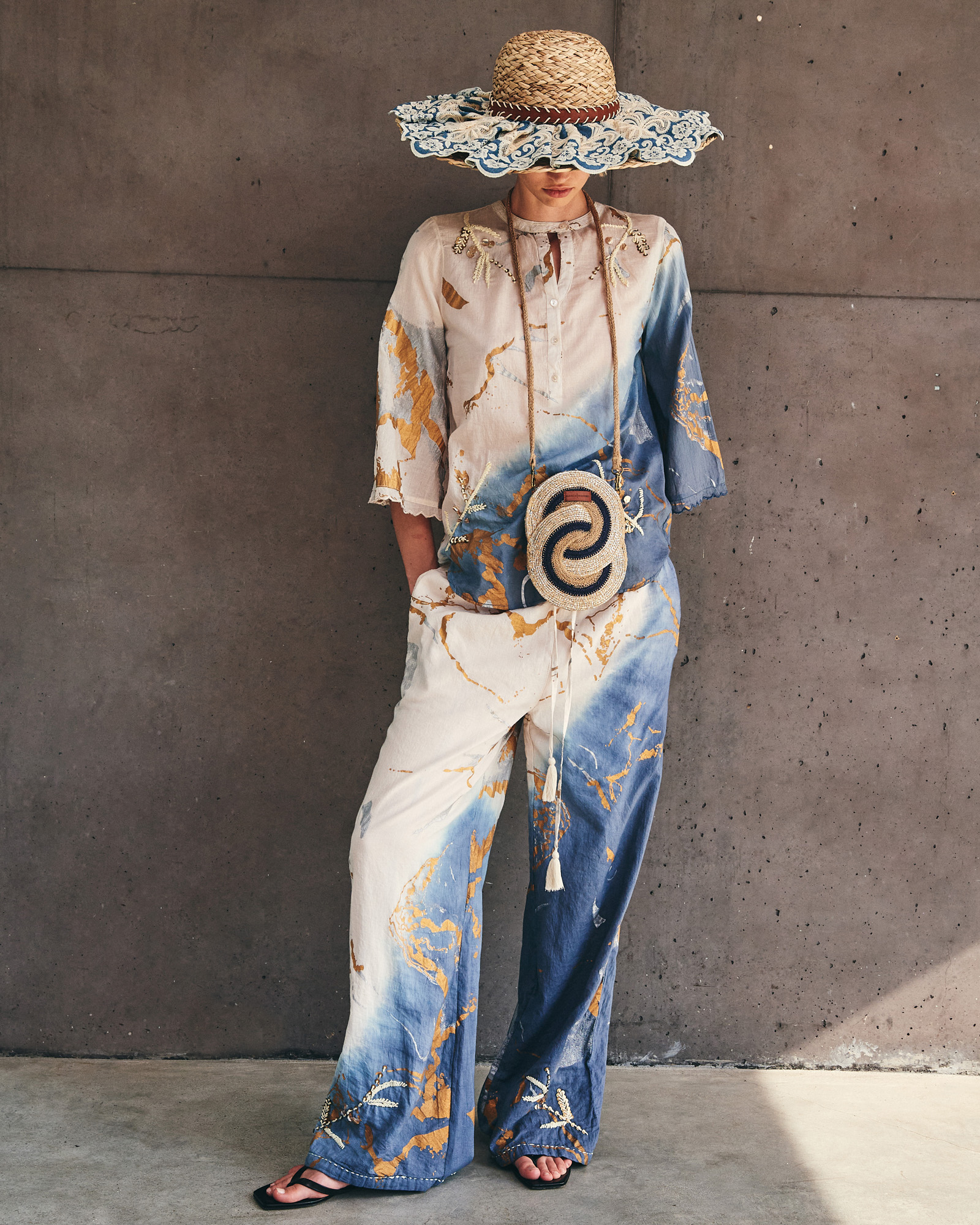 KAFTAN BLUE - STYLEVE1903 KAFTAN BLUE - STYLEVE1903