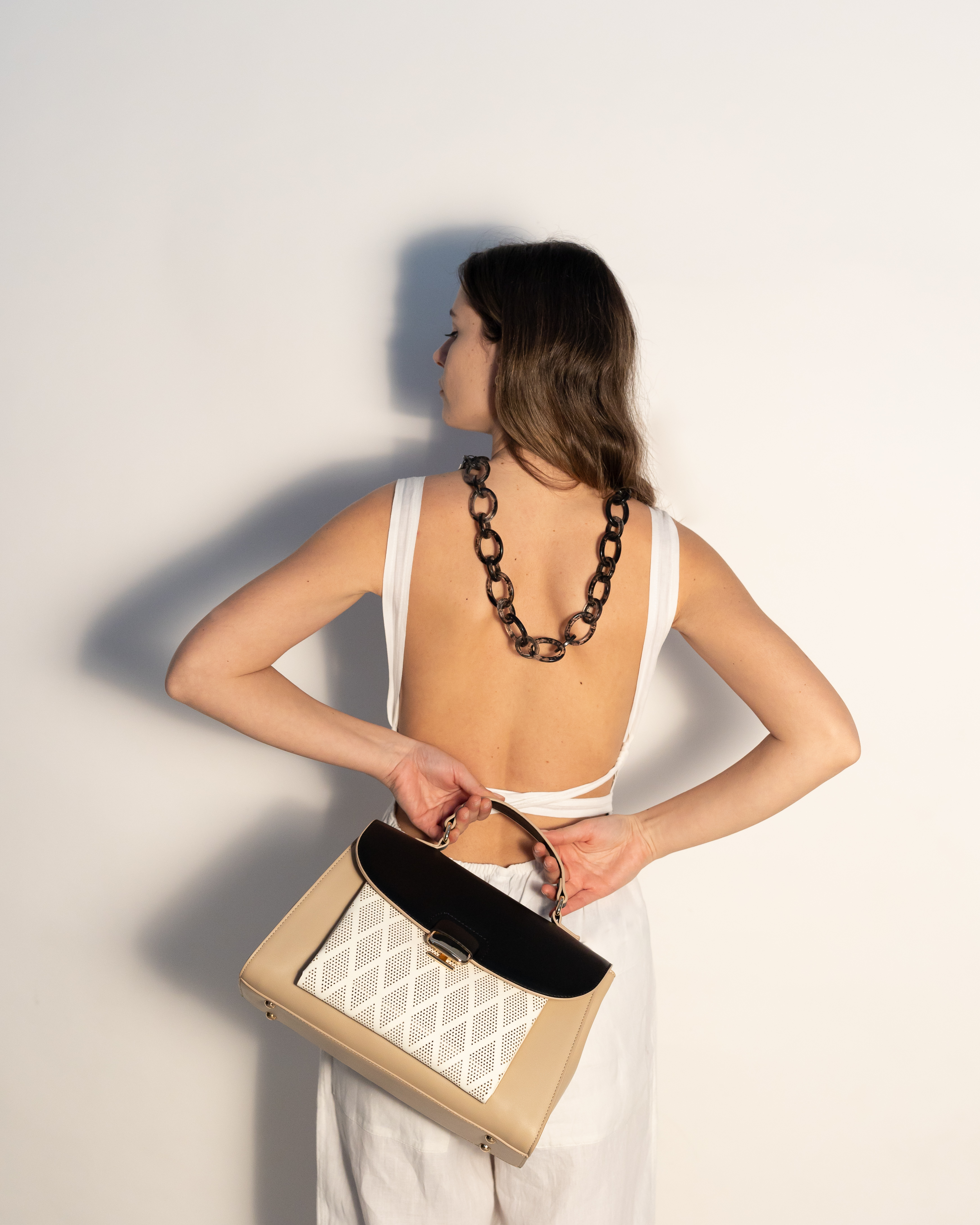 BAG BLACK/BEIGE - STYLE1706 BAG BLACK/BEIGE - STYLE1706