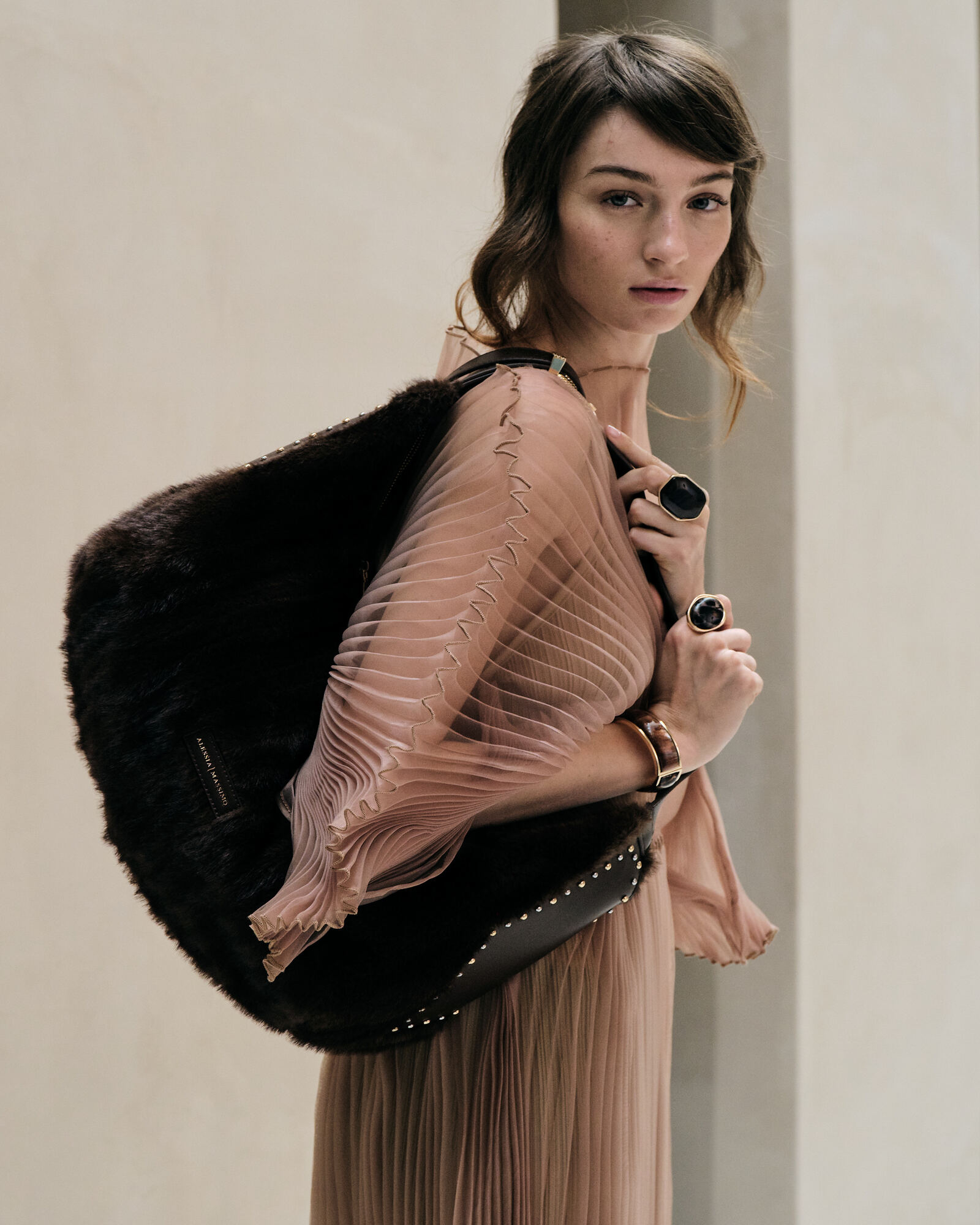 SHOULDER BAG COFFE - STYLE5223