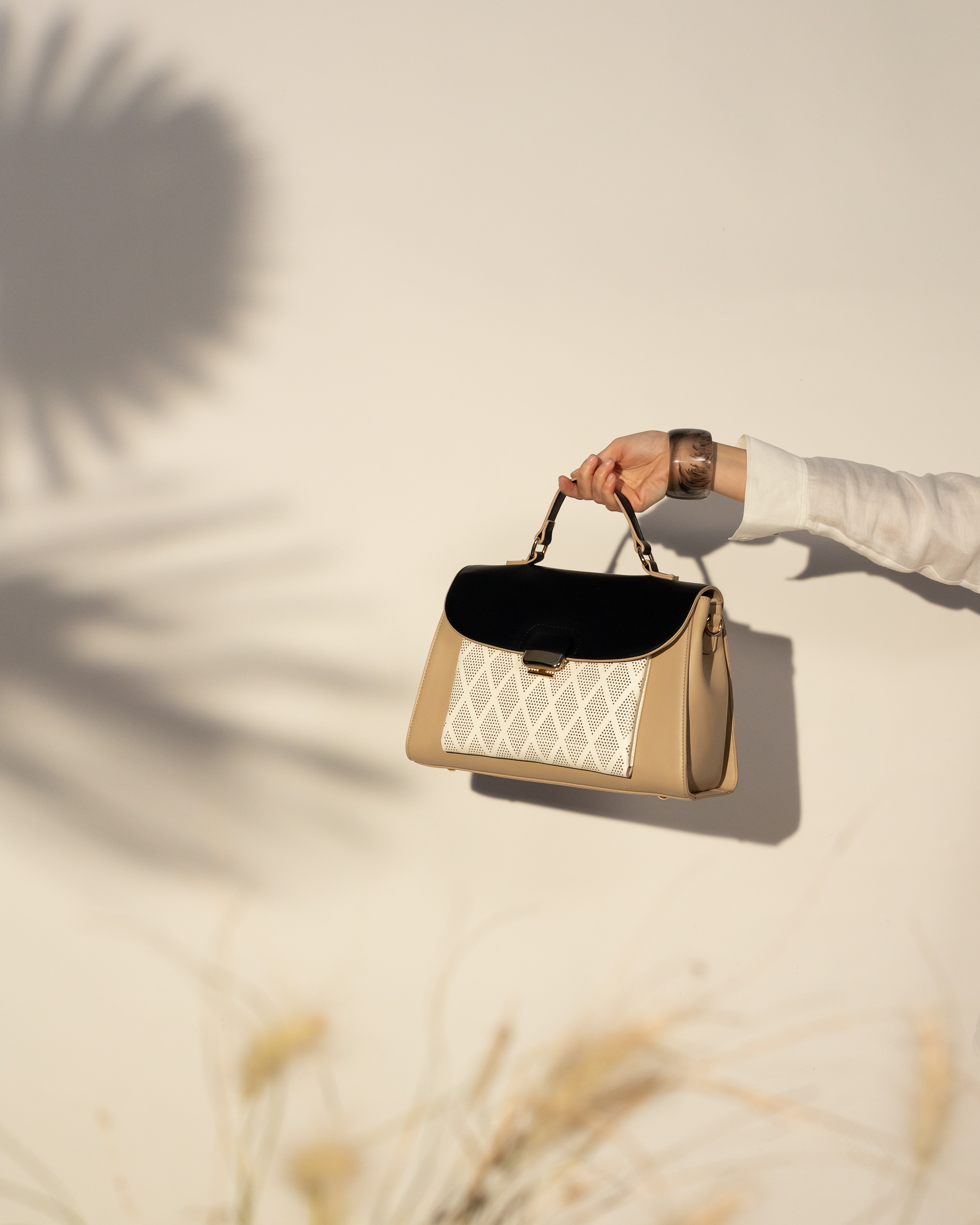 BAG BLACK/BEIGE - STYLE1706 BAG BLACK/BEIGE - STYLE1706