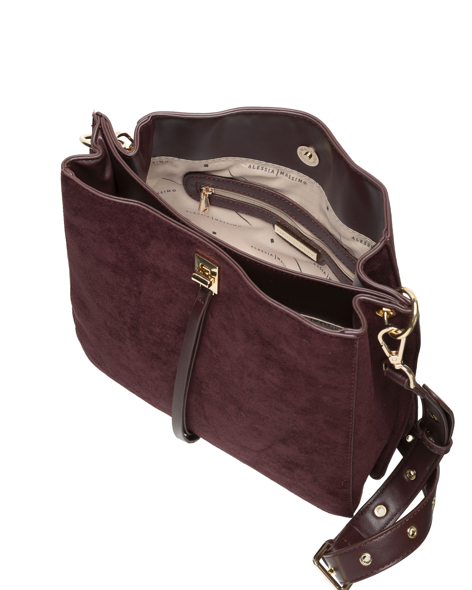 CROSSBODY BAG BURGUNDY - STYLE5226